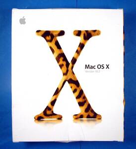 【3434】Apple Mac OS X 10.2 Jaguar 新品 未開封 アップル マックオーエス エックス ジャガー 可(PowerPC系 非インテル機 非Intel) MacOS