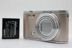 【返品保証】 カシオ Casio Exilim EX-ZR1800 ゴールド 18x バッテリー付き コンパクトデジタルカメラ v2091