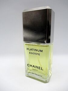 ▲▲中古品 CHANEL シャネル エゴイスト プラチナム EGOISTE PLATINUM オードトワレ50ml EDT 残量約90％ 香水 フレグランス スプレー▲▲ 