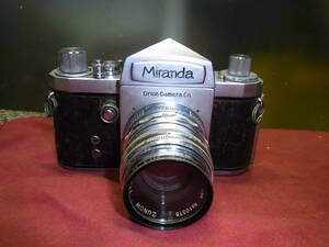 MIRANDA T + Zunow 50mm f1.9 初期型 オリオン精機産業
