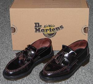 元箱付◆Dr.Martens ドクターマーチン 14573601 エイドリアン タッセルローファー UK4 23cm チェリーレッド ARCADIA ADRIAN TASSEL LOAFER