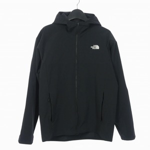 ザノースフェイス THE NORTH FACE エイペックスフレックスフーディ ナイロン ジャケット ブルゾン S 黒 ブラック NP72381 メンズ