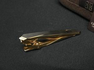 ■美品■ GIVENCHY ジバンシィ ネクタイピン タイピン アクセサリー ビジネス 紳士 メンズ シルバー系×ゴールド系 DE9893