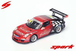 ■限定300pcs. スパークモデル 1/43 2015 ポルシェ911 GT3カップ #58 H-P.タン PCCA