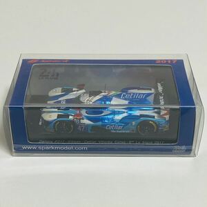 【極美品】spark スパーク 1/43 Dallara P217 Gibson Cetilar Villorba Corse 9th Le Mans 2017 ダラーラ ミニカー モデルカー