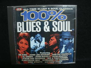 ●送料無料●中古CD● 100％　BLUES＆SOUL / Muddy Waters James Brown BB KIng John Lee Hooker 他