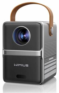 WiMiUS プロジェクター小型 モバイルプロジェクター 15000LM - 【電動フォーカス】短焦点投影 5GWIFI Bluetooth5.2 4K対応 1080P フルHD 