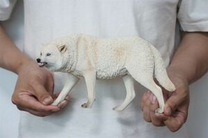 JXK LXF2209 1/6 サイズ 狼 ハイイロオオカミ 猛獣 ウルフ 動物 フィギュア 大人のおもちゃ 模型 誕生日 プレゼント 置物 27cm級 (2209B)