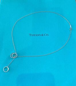 新品 ティファニー TIFFANY&Co. ネックレス スターリング シルバー 1837 リング ラリアット 付属品付き プレゼント　ギフト　贈答用