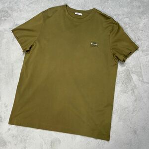 1円　極美品　MONCLER モンクレール　半袖　Tシャツ 半袖Tシャツ XLサイズ　カーキ　8379