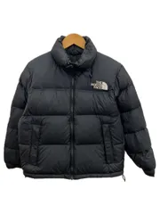 THE NORTH FACE ダウンジャケット L ナイロン ブラック NDW92232 SHORT NUPTSE JACKET