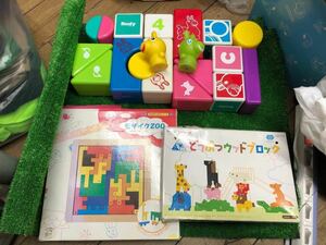 ◯C7101 Rody ベネッセ　森の遊び道具　積み木 知育玩具 セット◯