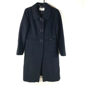 クレージュ courreges コート ブラック 38サイズ 863659