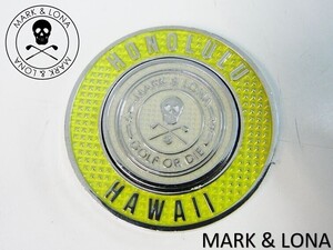 1円★MARK&LONA マーク＆ロナ★Aina Ball Marker アイナボールマーカー【MLS-0B-SZ80HWJ】イエロー黄【本物保証】HAWAII ハワイ★限定