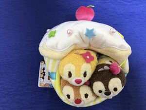 ディズニー　ツムツム TSUM TSUM ツムツムぬいぐるみ ハウスセット　チップ　デール　クラリス　カップケーキ