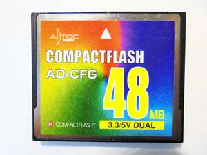 ADTEC COMPACTFLASH/コンパクトフラッシュ　メモリーカード 48MB　■AD-CFG■　フォーマット済み　動作確認済み　スピード発送