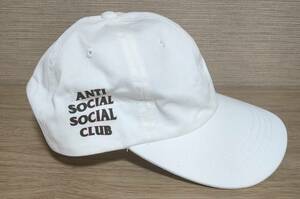 【訳アリ：新品】ASSC WEIRD CAP Rodeo Dr. ホワイト 白 アンチソーシャルソーシャルクラブ キャップ ANTI SOCIAL SOCIAL CLUB