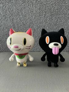 TOUMA 5inch Smiley Mao Cat Good Luck version Cheeky Mao Cat Black Flocked version ソフビ フィギュア 招き猫 ネコ クマ