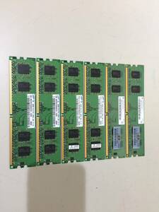 中古品 DDR2 PC2-533 1.5GB(256M*6) 現状品