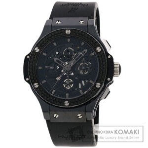 HUBLOT ウブロ 310.CV.1110.RX.1110 ビッグバン アエロバン ブラック ダイヤモンド 腕時計 セラミック ラバー ダイヤモンド メンズ 中古