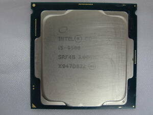★Intel / CPU Core i5-9500 3.00GHz 起動確認済★