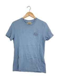 MONCLER◆T-SHIRT GUIROCOLLO/ワッペン/ロゴ/Tシャツ/XS/コットン/BLU/F20938C75900//