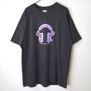 90s KOSS Tee コス Tシャツ 企業T バンT USA製 希少 Apple Newport レア ソフトウェア XL ヘッドフォン ウィンドウズ マイクロソフト