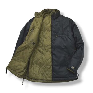 ★THERMOLITE ヘリーハンセン Helly Hansen リバーシブル サーモライト 中綿 ジャケット M リップストップ キルティング ジャンパー★