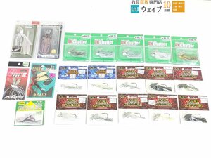 エバーグリーン ジャックハンマー 3/8oz 1/2oz・一誠 AKチャター 13g・レイドジャパン マックスブレード 等計20点 未使用品