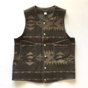 美品 JOURNAL STANDARD J.S HOMESTEAD Blanket Vest ジャーナルスタンダード ホームステッド ブランケット ベスト Sサイズ WOOL ウール