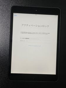 ジャンク品 Apple iPad mini 16G 初代 スペースグレー タブレット アイパッド Junk Wi-Fiモデル