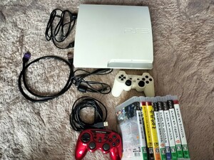  動作良好 PS3 本体 PlayStation3 CECH-3000A プレイステーション3 クラシック ホワイト SONY プレステ3 ソフトHDMI付 最新アップデート 