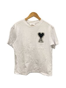 AMI Alexandre Mattiussi◆Tシャツ/L/コットン/WHT/無地/E21HJ128.726