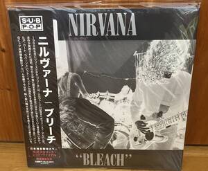 nirvana bleach アナログ レコード レッドヴァイナル 帯