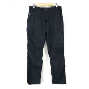 レイジブルー/RAGEBLUE★リネン混/ストレートパンツ/ストレッチ【メンズM/股下75cm/紺/navy】Pants/Trouser◆BH592