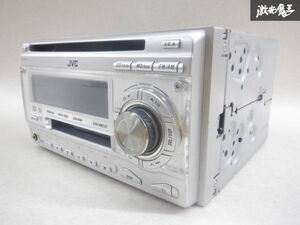 【最終値下げ】JVC ビクター 汎用 CDデッキ CDプレイヤー MDデッキ MDプレイヤー 2DIN KW-MC37-S 棚2J22