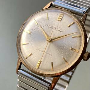 【動作品】セイコー クラウン アンティーク 腕時計 1961年 手巻き メンズ SEIKO CROWN ケース径35㎜ ビンテージ ウォッチ 男性 ラウンド型
