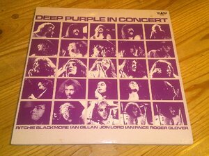 ※即決！LP：DEEP PURPLE IN CONCERT ディープ・パープル イン・コンサート：2枚組