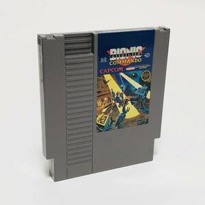 【送料無料】 北米版 ファミコン NES バイオニック・コマンドー ソフトのみ カプコン ヒットラーの復活 トップシークレット 北米版