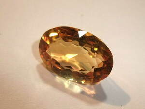 高品質!綺麗!シトリンcitrine 8.1ct 宝飾品大粒系外し石カット石カラーストーン 10　綺麗なリユースのジュエリー製品からの外し裸石 624-6