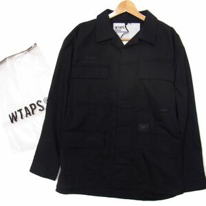 新品 定価35.200円☆WTAPS ダブルタップス 22AW JUNGLE JACKET ジャングル ミリタリージャケット ブラック メンズ