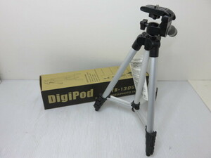 【中古未使用品】 DigiPod デジポッド TR-130S カメラ・ビデオ用 EV4段三脚 〇YR-13065〇