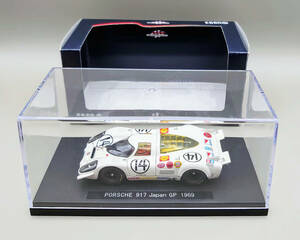 未使用　EBBRO　エブロ1/43　PORSCHE　917　Japan　GP　1969　＃14　ポルシェ　日本グランプリ　　ミニカー　エブロ