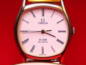 ■♪価格高騰! 資産価値！ ジャンク メンズ ビンテージ 高級超レア！ OMEGA オメガ Deville デビル クオーツ