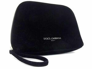 ■極美品■ DOLCE＆GABBANA ドルチェ&ガッバーナ ナイロン×ポリエステル ポーチ マルチケース 小物入れ ブラック系 DG3831