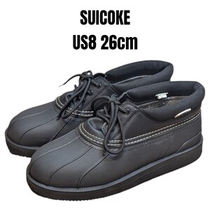 SUICOKE スイコック ALAL-wpab-LO 26cm ブラック 防水　メンズ　ユニセックス　アウトドア　キャンプ