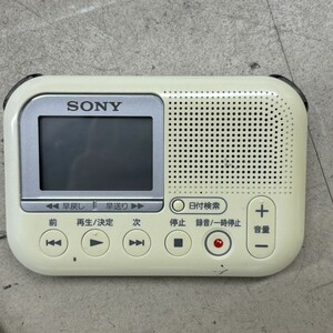 D822-I58-4247 SONY ソニー ICD-LX30 ボイスレコーダー メモリーカードレコーダー SDカードなし 通電確認済み