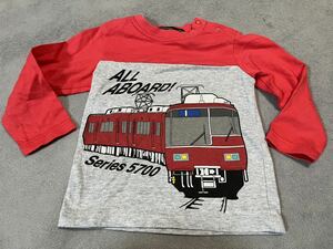 名鉄電車　長袖Tシャツ 90