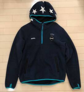 F.C.Real Bristol 　F.C.R.B. POLARTEC FLEECE HALF ZIP STAR HOODY　フリースジャケット　パーカー　サイズM　 FCRB-167021