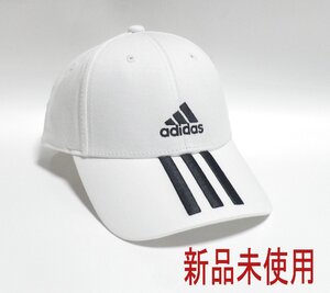 新品即決 アディダス 3-STRIPES TWILL CAP ホワイト LLサイズ